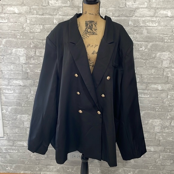 Prettylittlething Military Button Detail Blazer - Picture 1 of 8